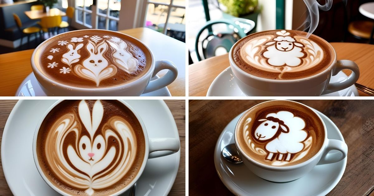 latte art Zajic beranek latte art Zajic beranek